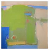 Stable Field's. 20in x 20in. Oil on Board