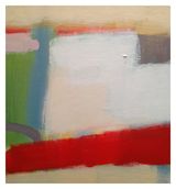 Field Frost. 20cm x 20cm. Oil on Primed Board