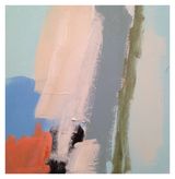 Falling Water 20cm x 19cm. Oil on Primed Board