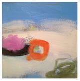 Evening Snow 20cm x 20cm. Oil on Primed Board