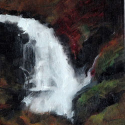 Fleeting waterfall