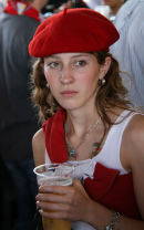 Girl in a Red Beret