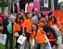 Volunteers and Paul Nixon (Games Ambassador)