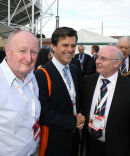 Tim Shriver and Ted Hughes MBE