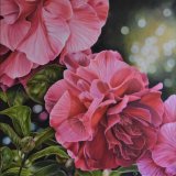 Anticipation Oil Painting of Camilias