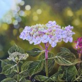 A Prelude to Autumn 2 Floral Oil Painting Hydrangeas