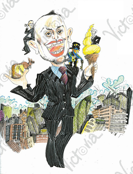 Sir Alan's teeth for toes.