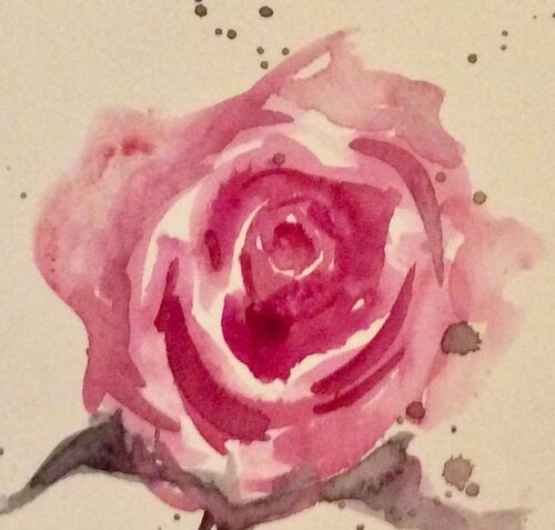 Watercolour zoom class- Roses