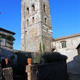 The medieval bell tower in Coreglia Antelminelli