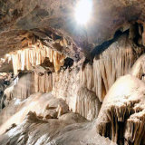 Amazing calcareous formations in a chamber at the" Grotta del Vento"(Wind Cave),near Vergemoli