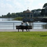 View over the beautiful lake of Massacciuccoli,near Torre del Lago