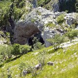 The spectacular rock arch at the summit of Monte Forato (Holed Mountain)