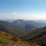 The view towards Emilia Romagna from Mount Giovo