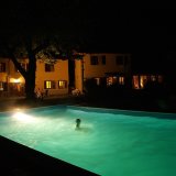 A summer midnight swimm