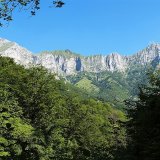 L'omo morto: the dead man profile at Monte Pania