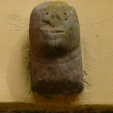 The "Scacciaguai" carved in stone