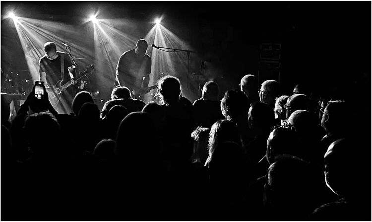 Attentive audience - Mike Mason