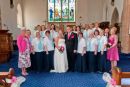 Louise's wedding with the choir