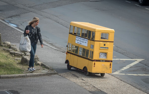 -Honey, I shrunk the bus-!