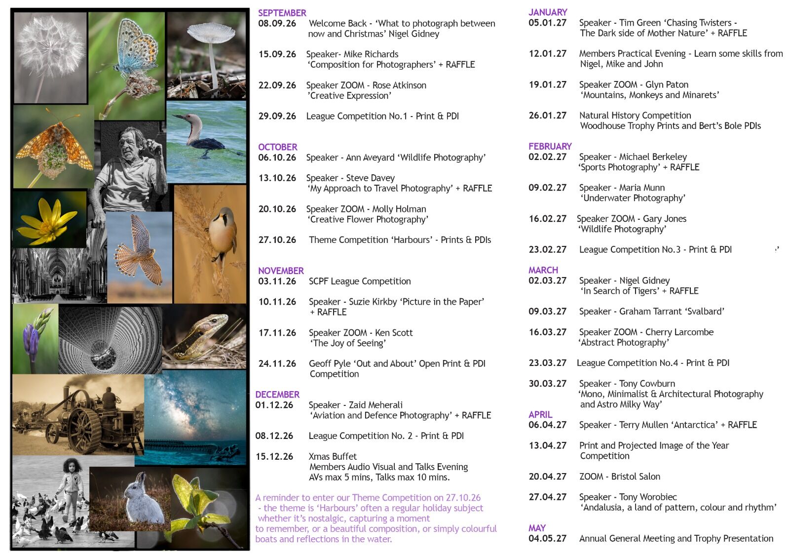 Programme 2026-7