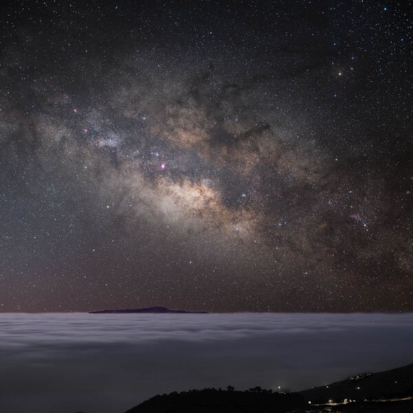 La Palma Milky Way over a sea of Cloud