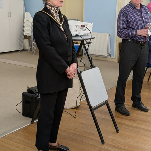 Lady Mayoress Marian Cotton and Chairman John Ives