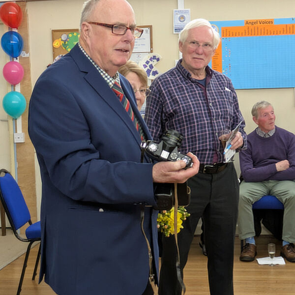 Nigel with original Zenith camera