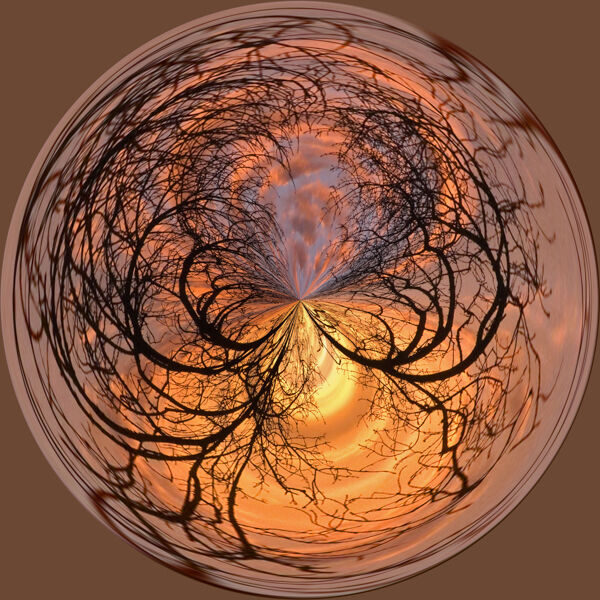 Orbital sunset