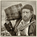 Pirate on the Beach by Alan Bevis