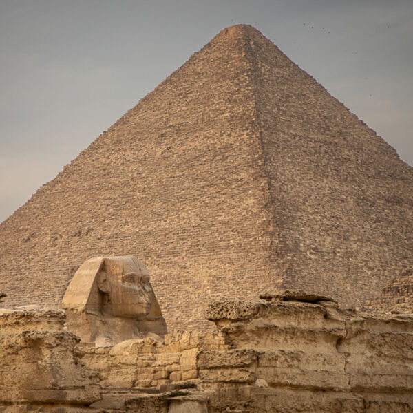 Sphinx and Great Pyramid