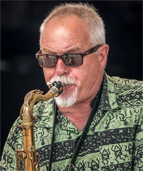 The saxophonist