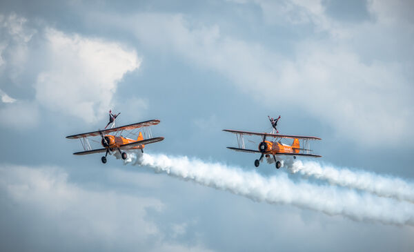 Wing walkers display team