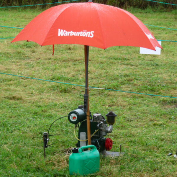 sheltering oil engine