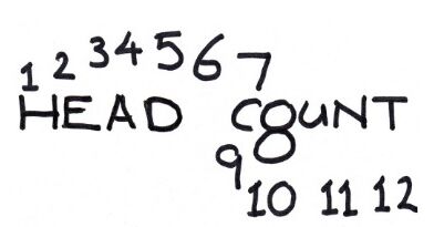 Week 15 - Head Count