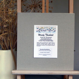 Back of mounted print