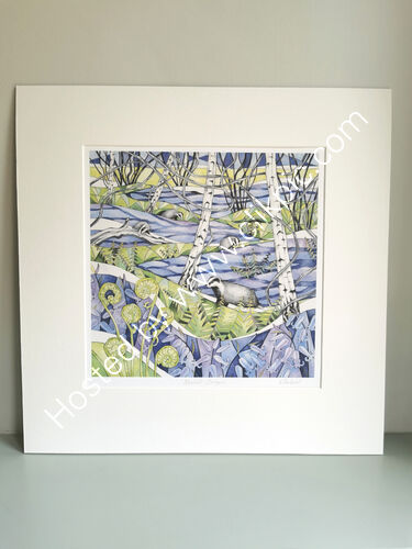 Mounted Giclee print