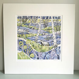 Mounted Giclee print