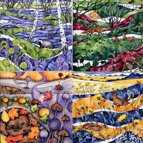 Seasonal Animal cards