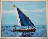 Barge Sailboat