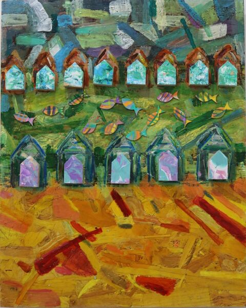 Beach Huts by the Sea