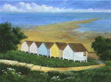 Beach Huts by the Street, Wendy Mills