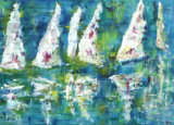 Boats in Sail, Barbara Drinkwater
