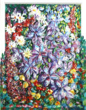 Clematis and Garden Flowers, Barbara Drinkwater