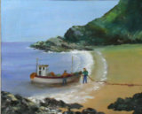 Coastal Scene, Muriel Haseltine