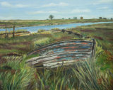 Boat at Faversham Creek Linda Ledbrook