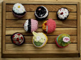 Selection of Knitted Cakes, Barbara Drinkwater