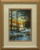 Winter Woodland Sunset, Robert Male