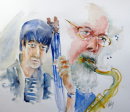 Masashi Hoshino & John Dyson of Jazz Police on 19 Oct