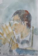 On drums, Pizza Express 10 Sept 2009