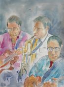 Mo, Tim and Roy at Burgundy's June 2011